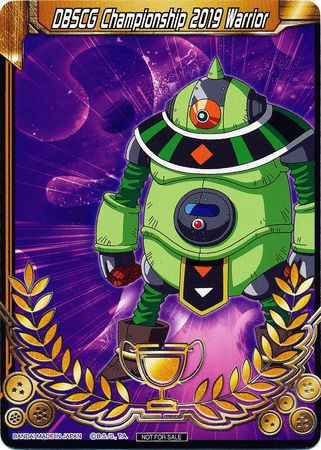 DBSCG Championship 2019 Warrior (Merit Card) - Universe 3 "Mosco" (3) [Tournament Promotion Cards] | Fandemonia Ltd