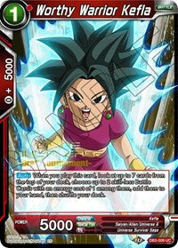 Worthy Warrior Kefla (Divine Multiverse Draft Tournament) (DB2-009) [Tournament Promotion Cards] | Fandemonia Ltd