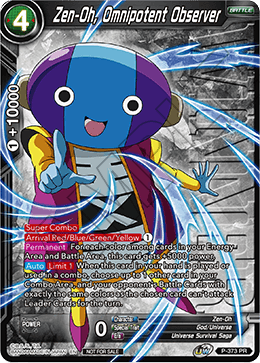 Zen-Oh, Omnipotent Observer (Unison Warrior Series Boost Tournament Pack Vol. 7 - Winner) (P-373) [Tournament Promotion Cards] | Fandemonia Ltd