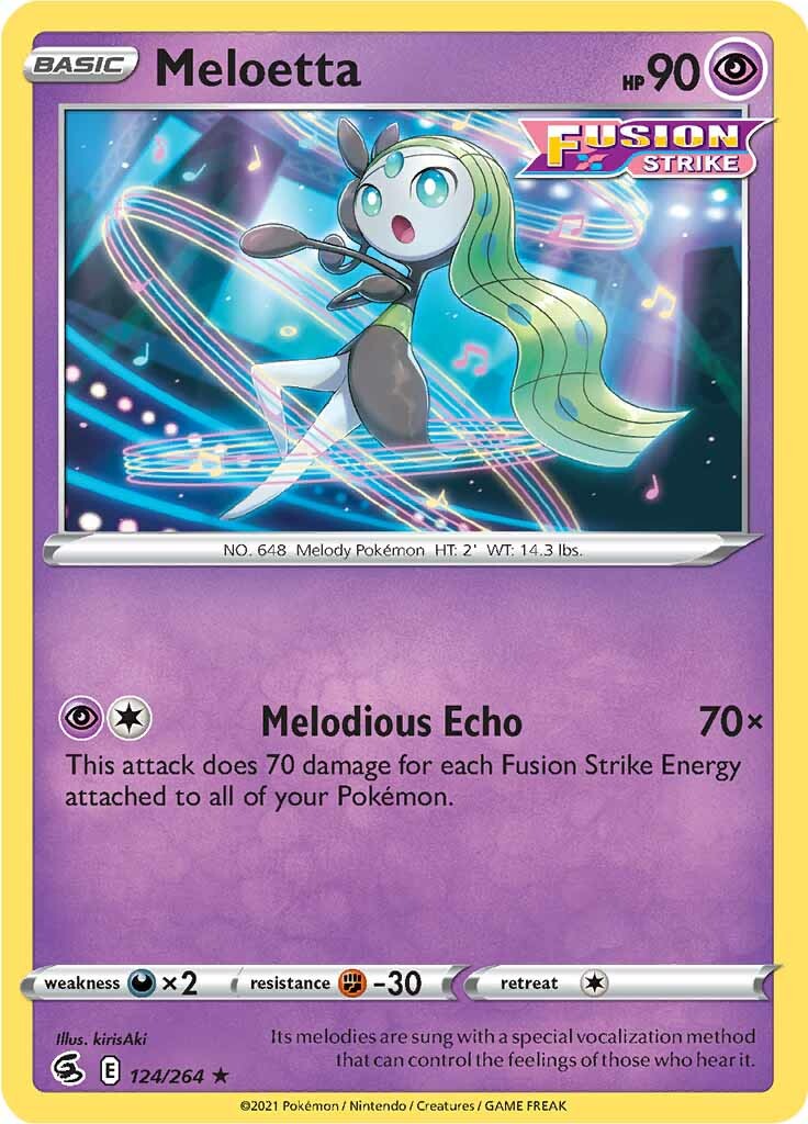 Meloetta (124/264) [Sword & Shield: Fusion Strike] | Fandemonia Ltd