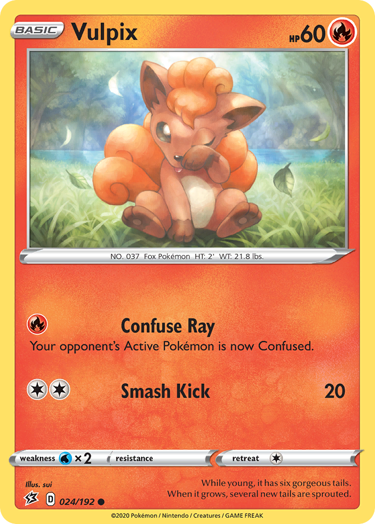 Vulpix (024/192) [Sword & Shield: Rebel Clash] | Fandemonia Ltd