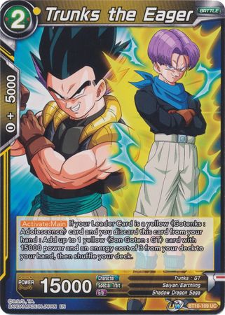 Trunks the Eager (BT10-109) [Rise of the Unison Warrior 2nd Edition] | Fandemonia Ltd