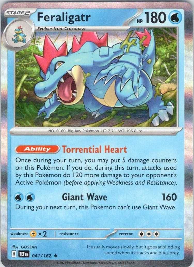 Feraligatr (041/162) [Scarlet & Violet: Temporal Forces] | Fandemonia Ltd