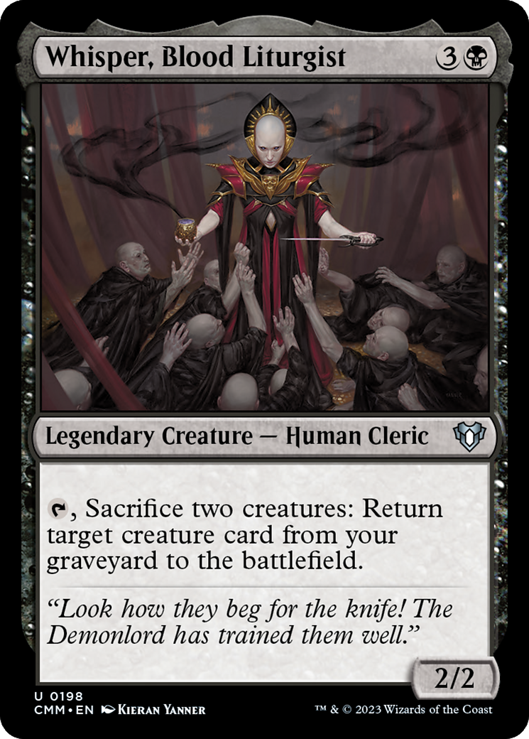 Whisper, Blood Liturgist [Commander Masters] | Fandemonia Ltd