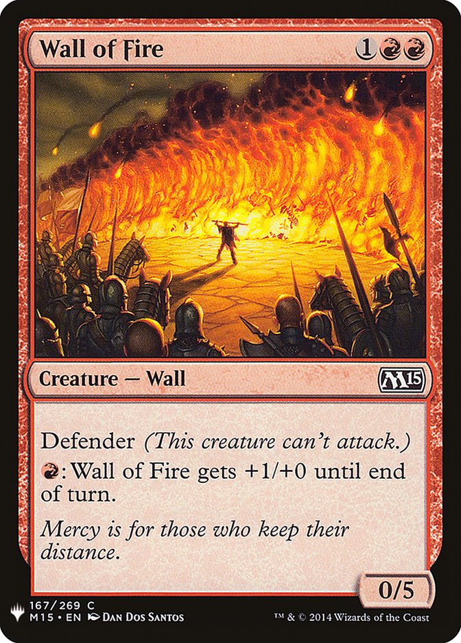 Wall of Fire [Mystery Booster] | Fandemonia Ltd