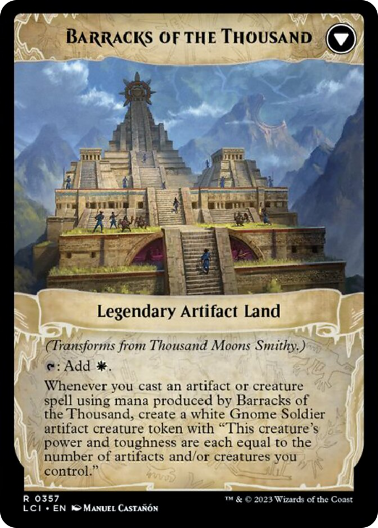 Thousand Moons Smithy // Barracks of the Thounsand [The Lost Caverns of Ixalan] | Fandemonia Ltd