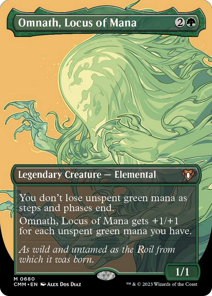 Omnath, Locus of Mana (Borderless Profile) [Commander Masters] | Fandemonia Ltd