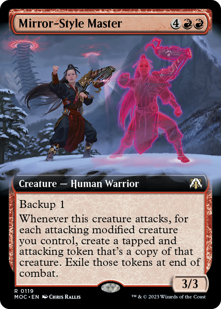 Mirror-Style Master (Extended Art) [March of the Machine Commander] | Fandemonia Ltd