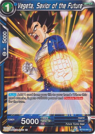 Vegeta, Savior of the Future (BT10-041) [Rise of the Unison Warrior 2nd Edition] | Fandemonia Ltd