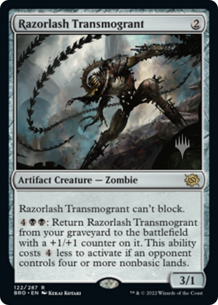 Razorlash Transmogrant (Promo Pack) [The Brothers' War Promos] | Fandemonia Ltd