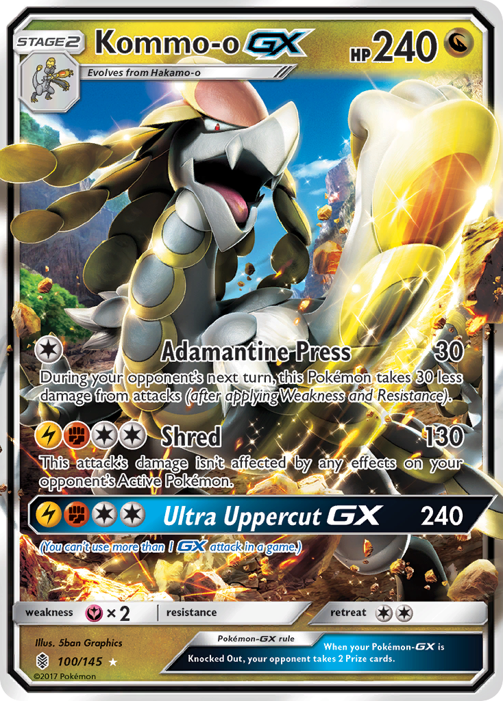 Kommo-o GX (100/145) [Sun & Moon: Guardians Rising] | Fandemonia Ltd