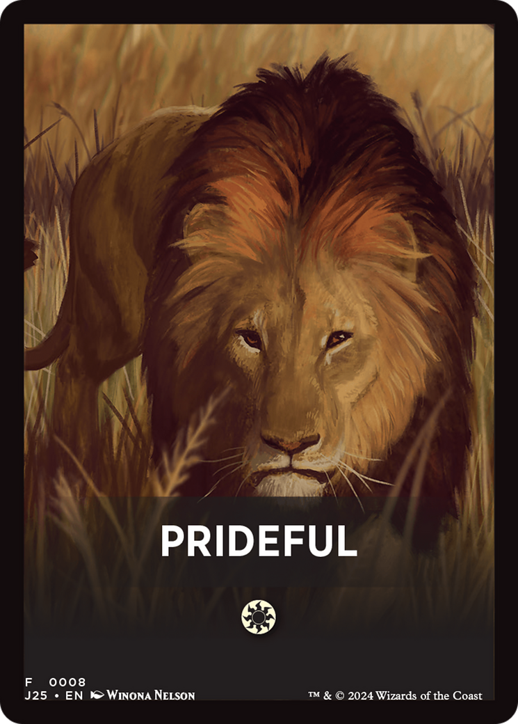 Prideful Theme Card [Foundations Jumpstart Front Cards] | Fandemonia Ltd