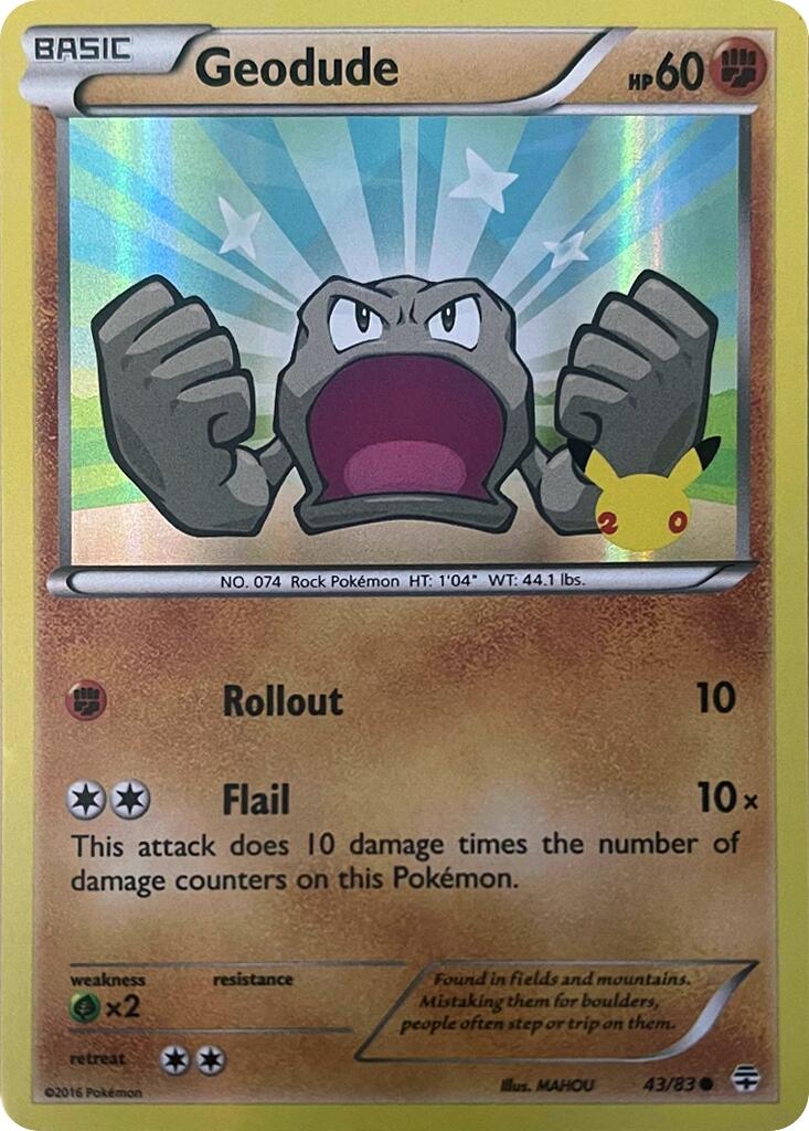 Geodude (043/083) [Celebrations: 25th Anniversary] | Fandemonia Ltd