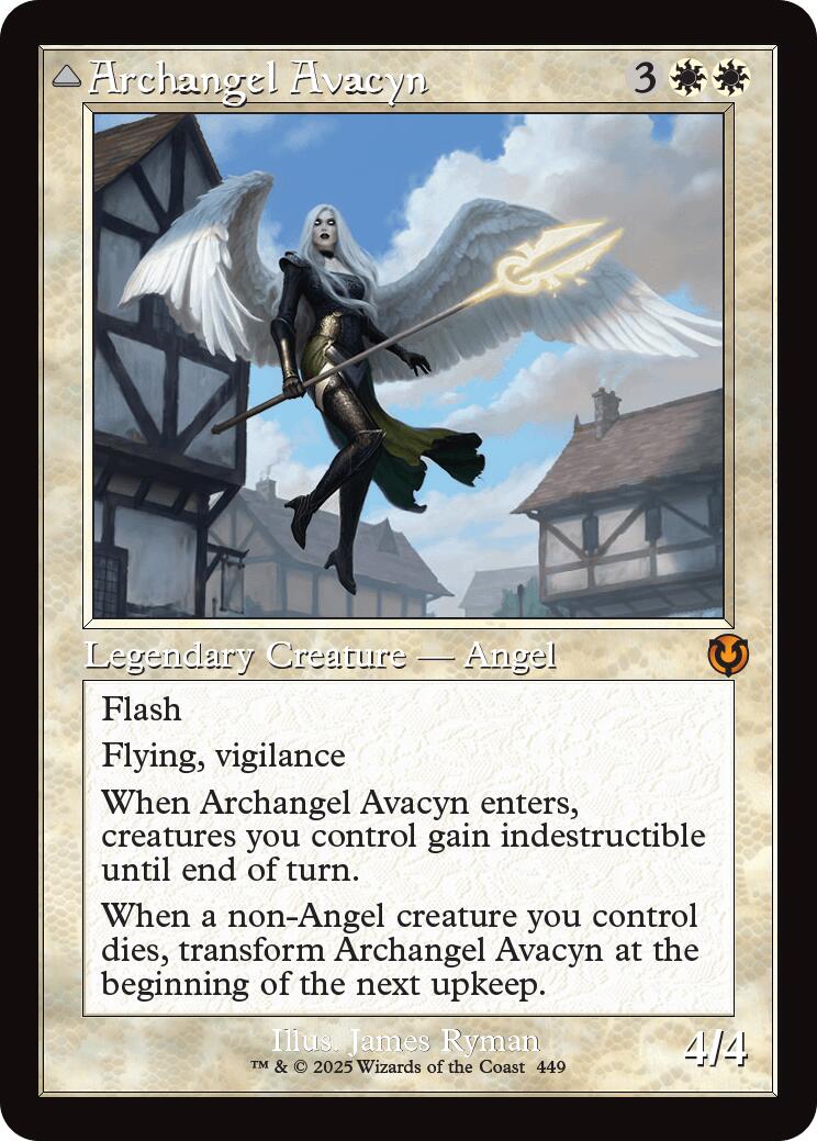 Archangel Avacyn // Avacyn, the Purifier (Retro Frame) [Innistrad Remastered] | Fandemonia Ltd