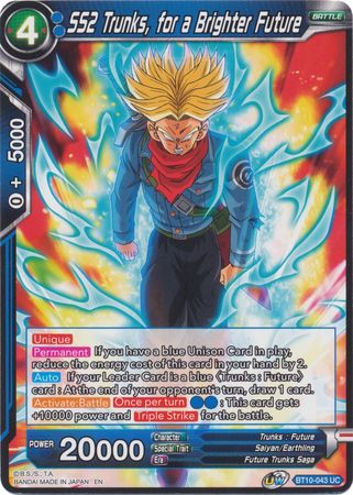 SS2 Trunks, for a Brighter Future (BT10-043) [Rise of the Unison Warrior 2nd Edition] | Fandemonia Ltd