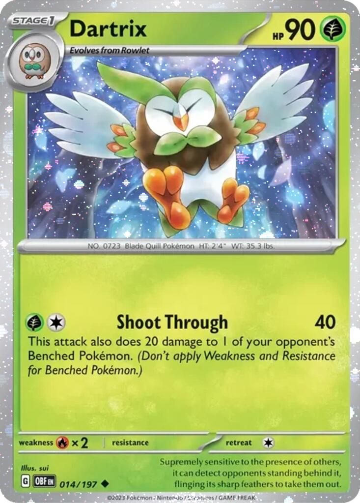 Dartrix (014/197) (Cosmos Holo) [Miscellaneous Cards] | Fandemonia Ltd