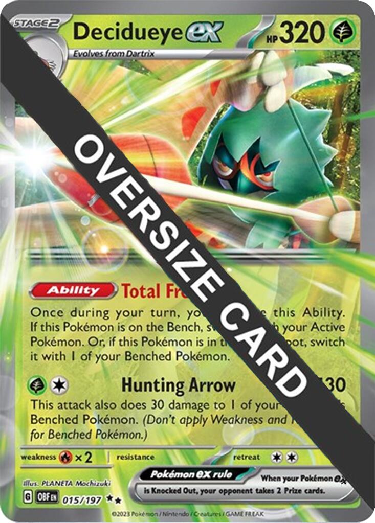 Decidueye ex (015/197) (Jumbo Card) [Miscellaneous Cards] | Fandemonia Ltd