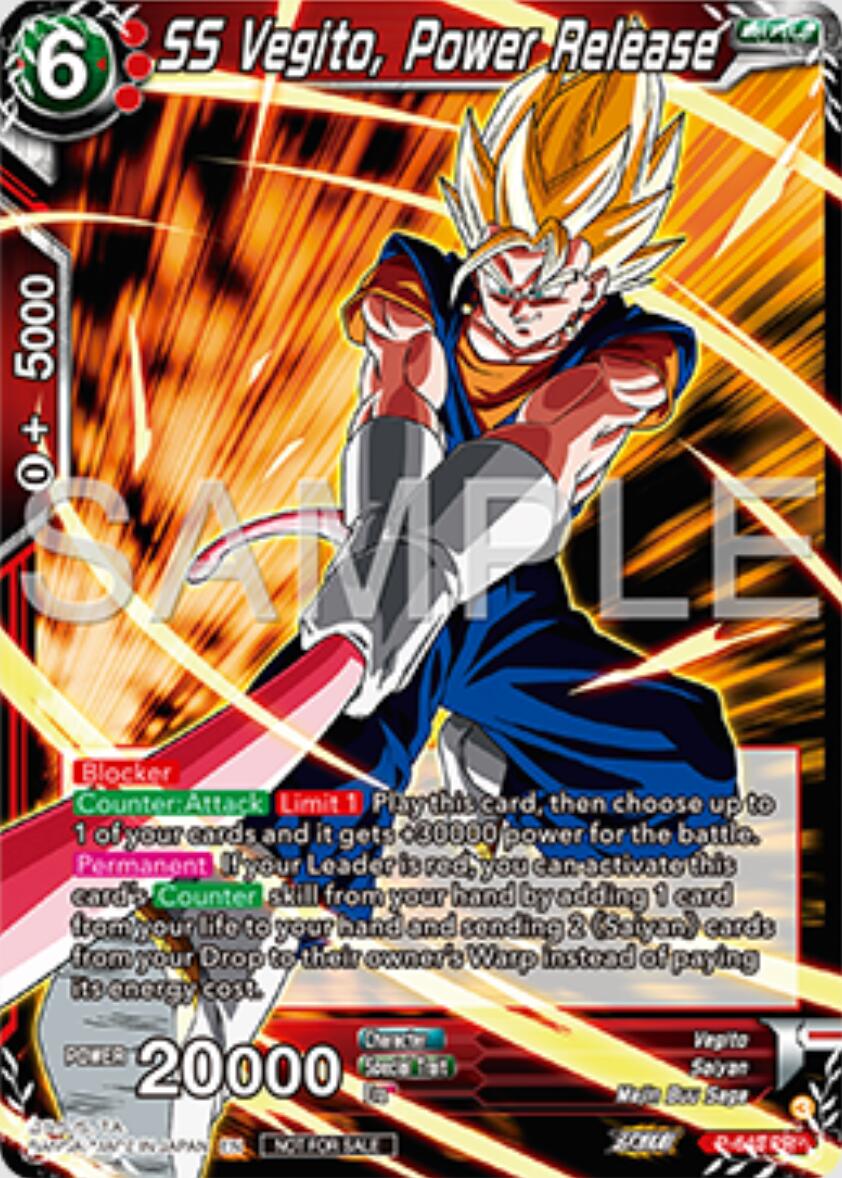 SS Vegito, Power Release (P-643) [Tournament Promotion Cards] | Fandemonia Ltd