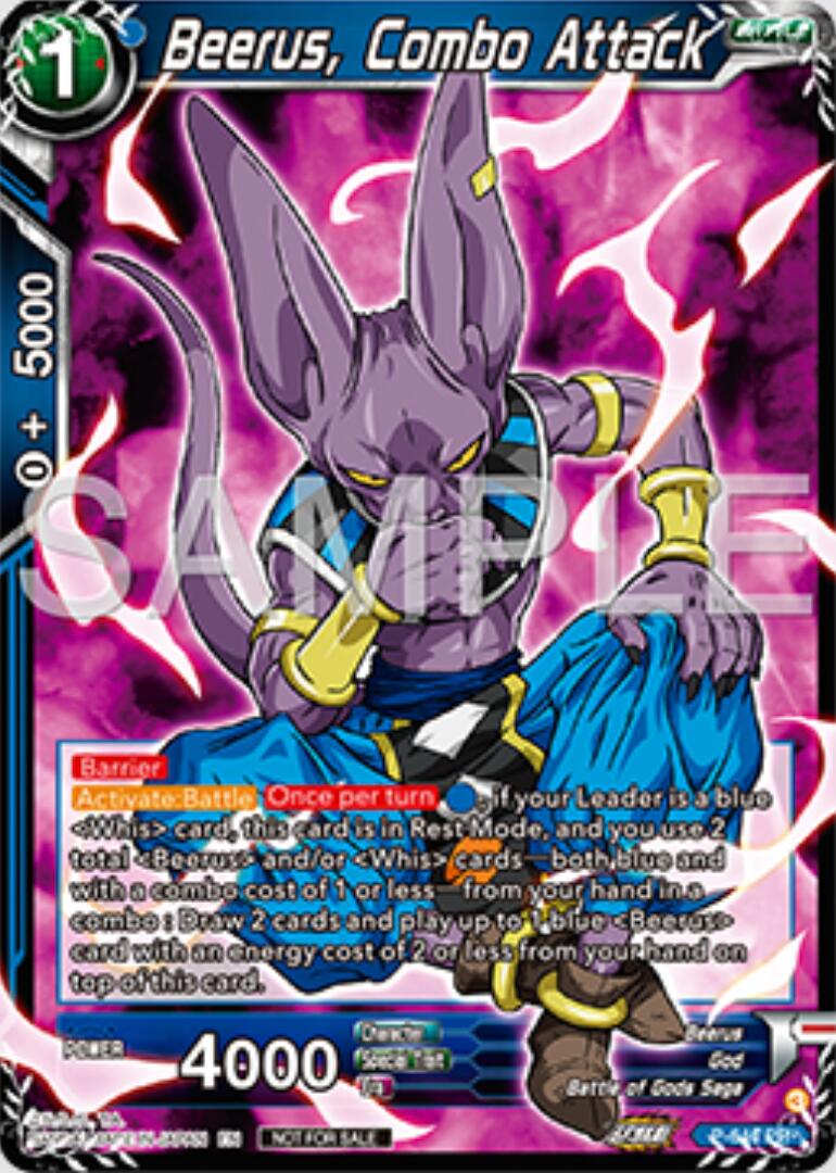 Beerus, Combo Attack (P-644) [Tournament Promotion Cards] | Fandemonia Ltd