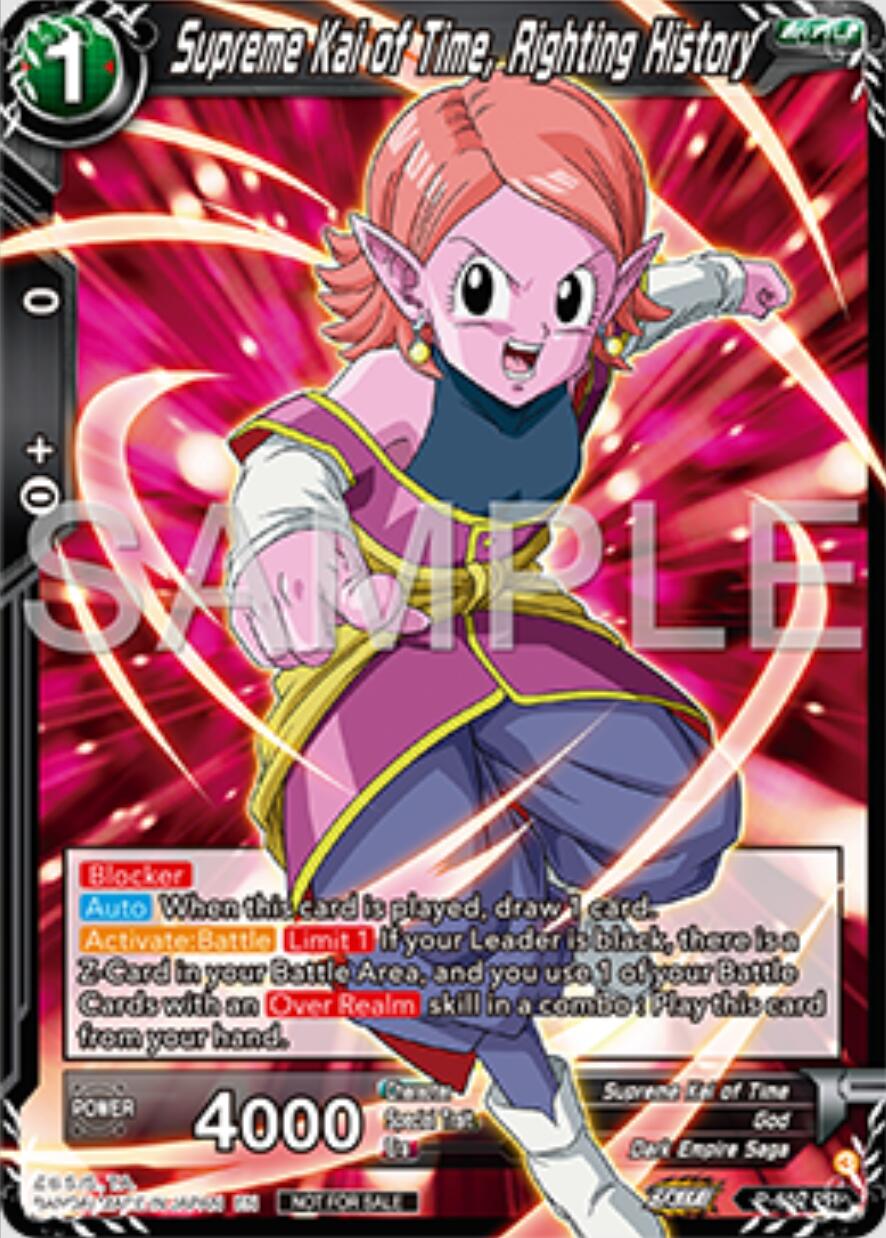 Supreme Kai of Time, Righting History (P-652) [Tournament Promotion Cards] | Fandemonia Ltd