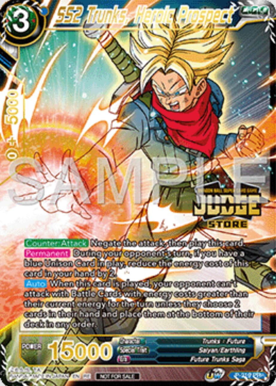 SS2 Trunks, Heroic Prospect (Judge Pack Vol.16) (Store) (P-219) [Judge Promotion Cards] | Fandemonia Ltd