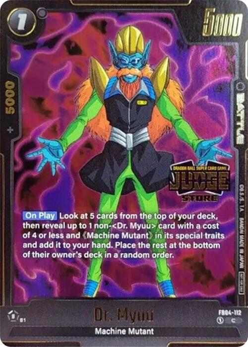 Dr. Myuu (Judge Pack (Store Judge) 03) [Fusion World Tournament Cards] | Fandemonia Ltd