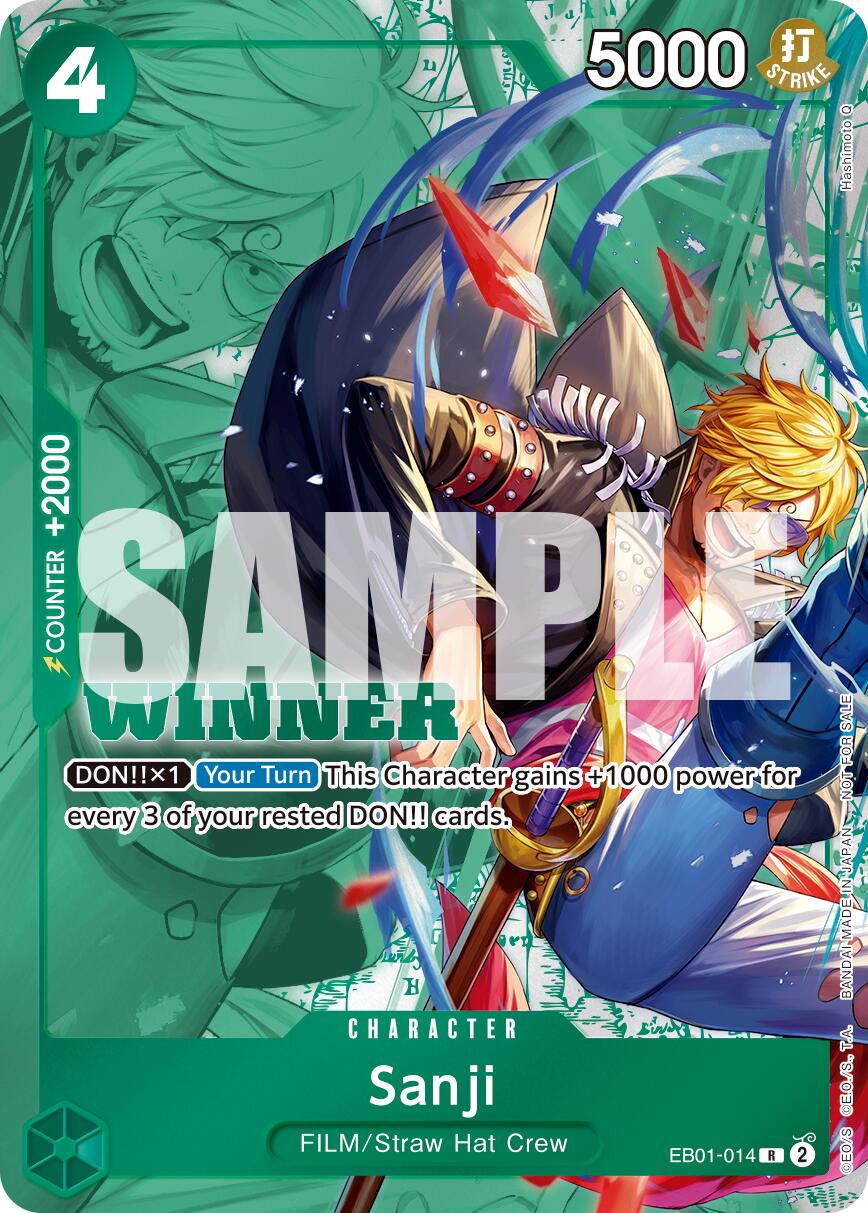 Sanji (Winner Pack 2025 Vol. 1) [One Piece Promotion Cards] | Fandemonia Ltd