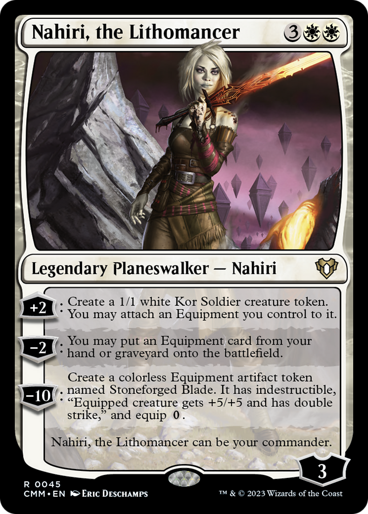 Nahiri, the Lithomancer [Commander Masters] | Fandemonia Ltd