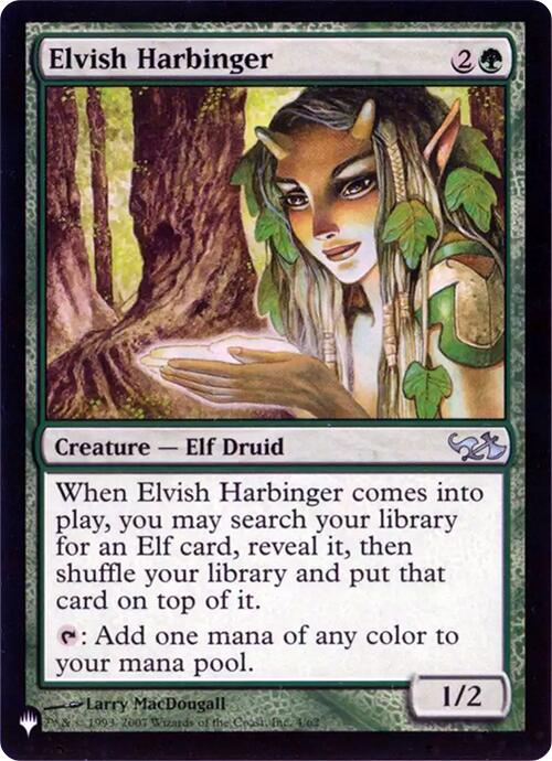 Elvish Harbinger (Retro Frame) [The List] | Fandemonia Ltd