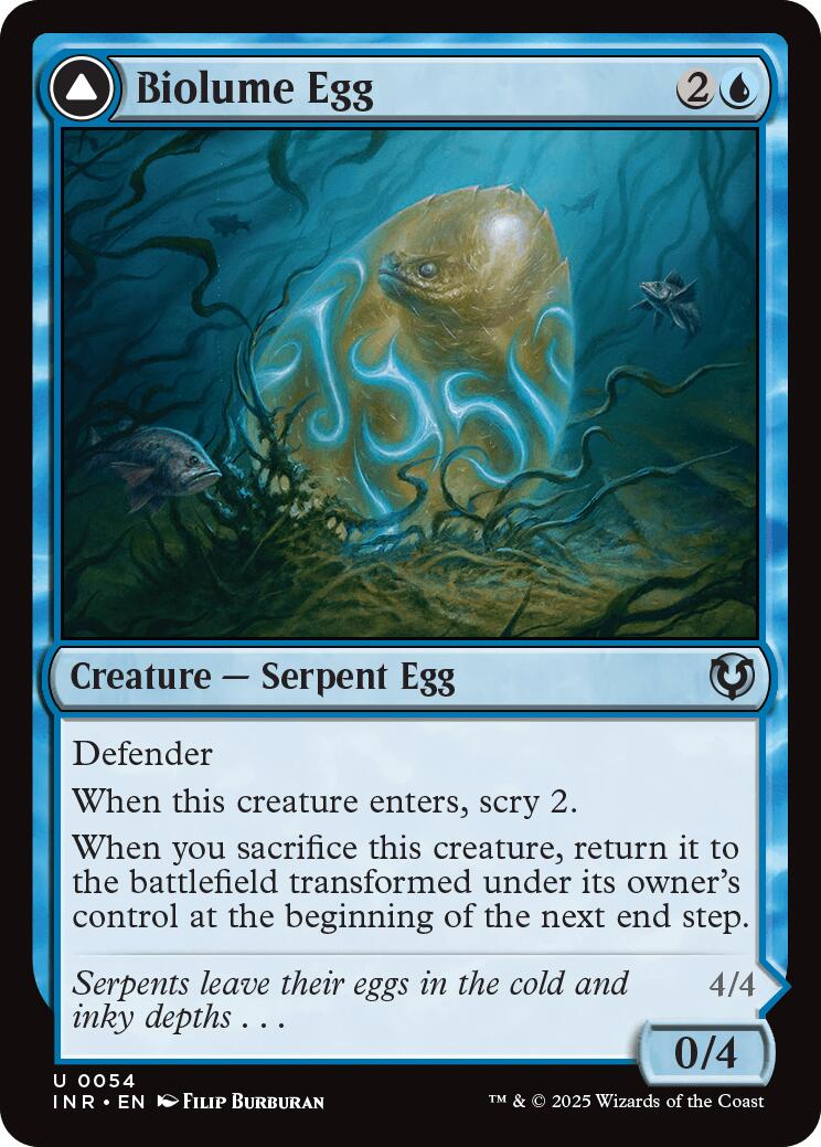 Biolume Egg // Biolume Serpent [Innistrad Remastered] | Fandemonia Ltd