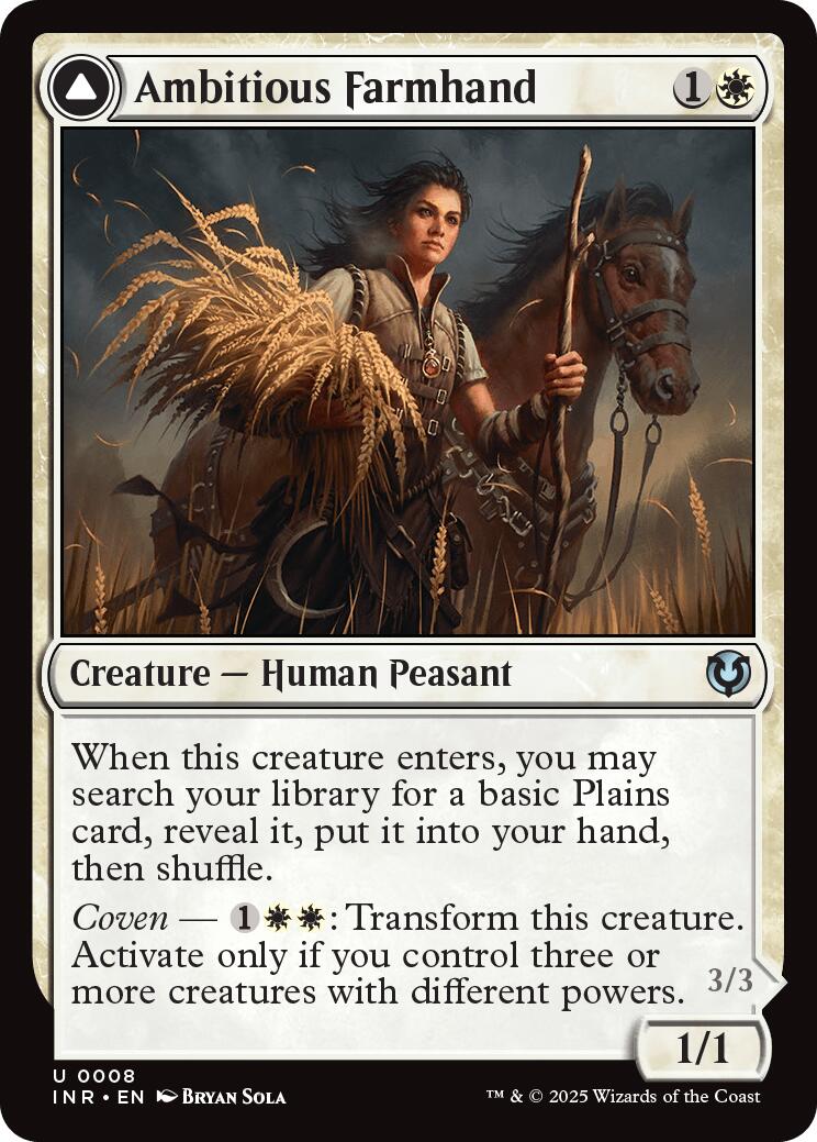 Ambitious Farmhand // Seasoned Cathar [Innistrad Remastered] | Fandemonia Ltd