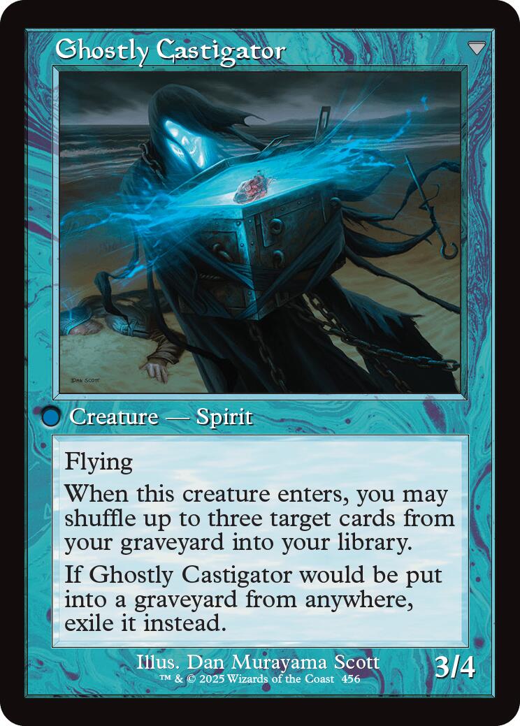 Covetous Castaway // Ghostly Castigator (Retro Frame) [Innistrad Remastered] | Fandemonia Ltd