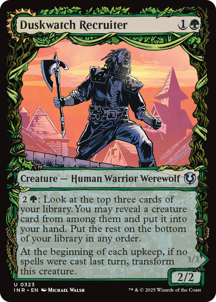 Duskwatch Recruiter // Krallenhorde Howler (Showcase) [Innistrad Remastered] | Fandemonia Ltd