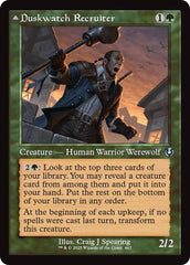 Duskwatch Recruiter // Krallenhorde Howler (Retro Frame) [Innistrad Remastered] | Fandemonia Ltd