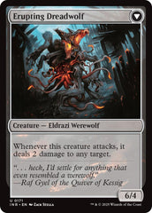 Smoldering Werewolf // Erupting Dreadwolf [Innistrad Remastered] | Fandemonia Ltd