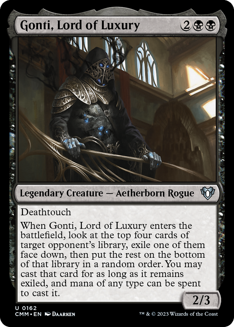 Gonti, Lord of Luxury [Commander Masters] | Fandemonia Ltd