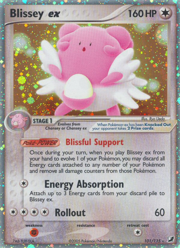 Blissey ex (101/115) [EX: Unseen Forces] | Fandemonia Ltd