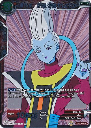 Whis, the Instructor (P-103) [Promotion Cards] | Fandemonia Ltd