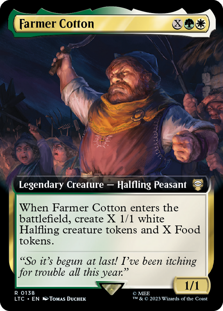 Farmer Cotton (Extended Art) [The Lord of the Rings: Tales of Middle-Earth Commander] | Fandemonia Ltd