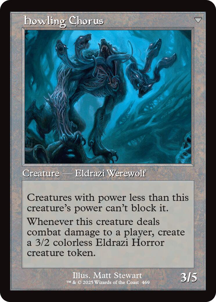 Shrill Howler // Howling Chorus (Retro Frame) [Innistrad Remastered] | Fandemonia Ltd