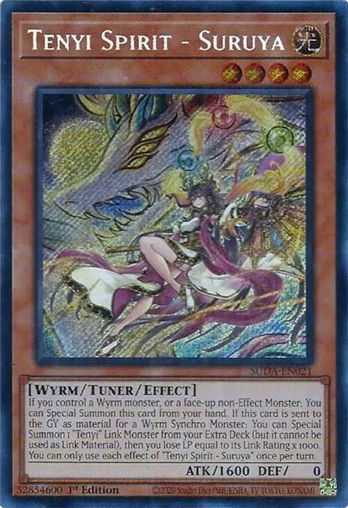 Tenyi Spirit - Suruya [SUDA-EN021] Secret Rare | Fandemonia Ltd