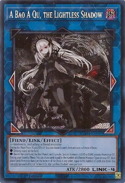 A Bao A Qu, the Lightless Shadow [SUDA-EN049] Secret Rare | Fandemonia Ltd