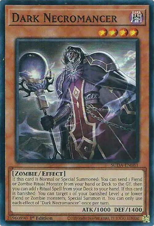 Dark Necromancer [SUDA-EN081] Super Rare | Fandemonia Ltd