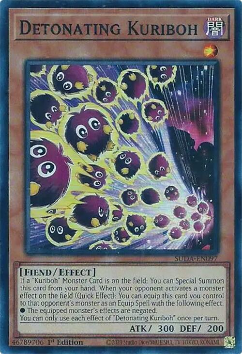 Detonating Kuriboh [SUDA-EN097] Super Rare | Fandemonia Ltd