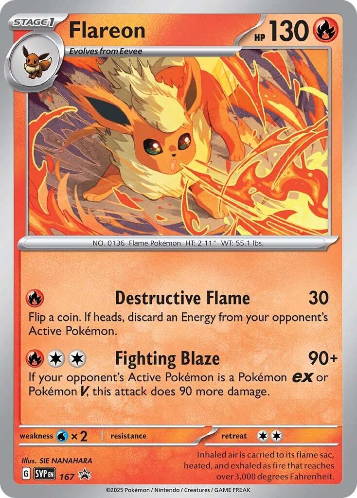 Flareon (SVP167) [Scarlet & Violet: Black Star Promos] | Fandemonia Ltd