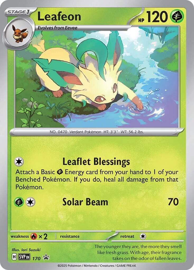 Leafeon (SVP170) [Scarlet & Violet: Black Star Promos] | Fandemonia Ltd