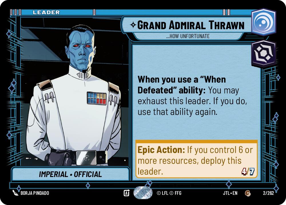 Grand Admiral Thrawn - ...How Unfortunate (2/262) [Jump to Lightspeed] | Fandemonia Ltd