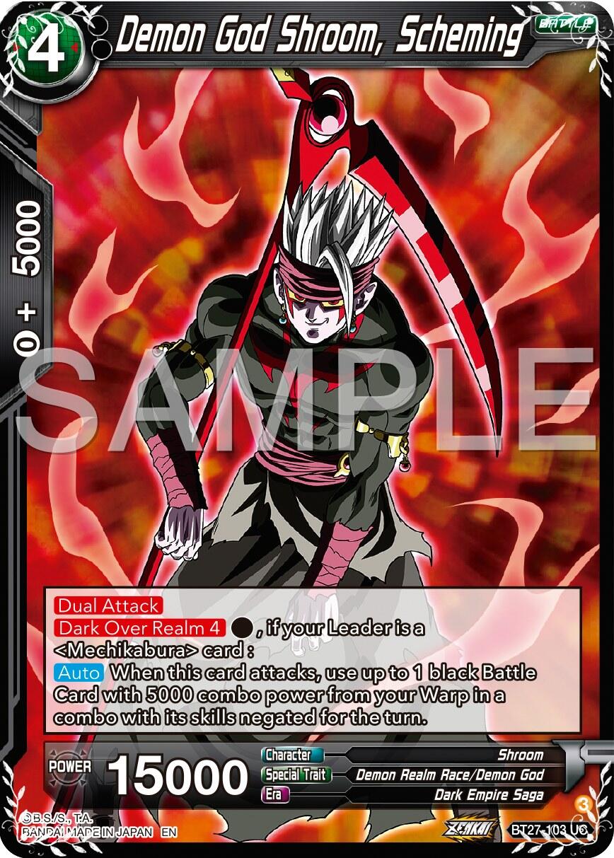 Demon God Shroom, Scheming (BT27-103) [History of Z] | Fandemonia Ltd