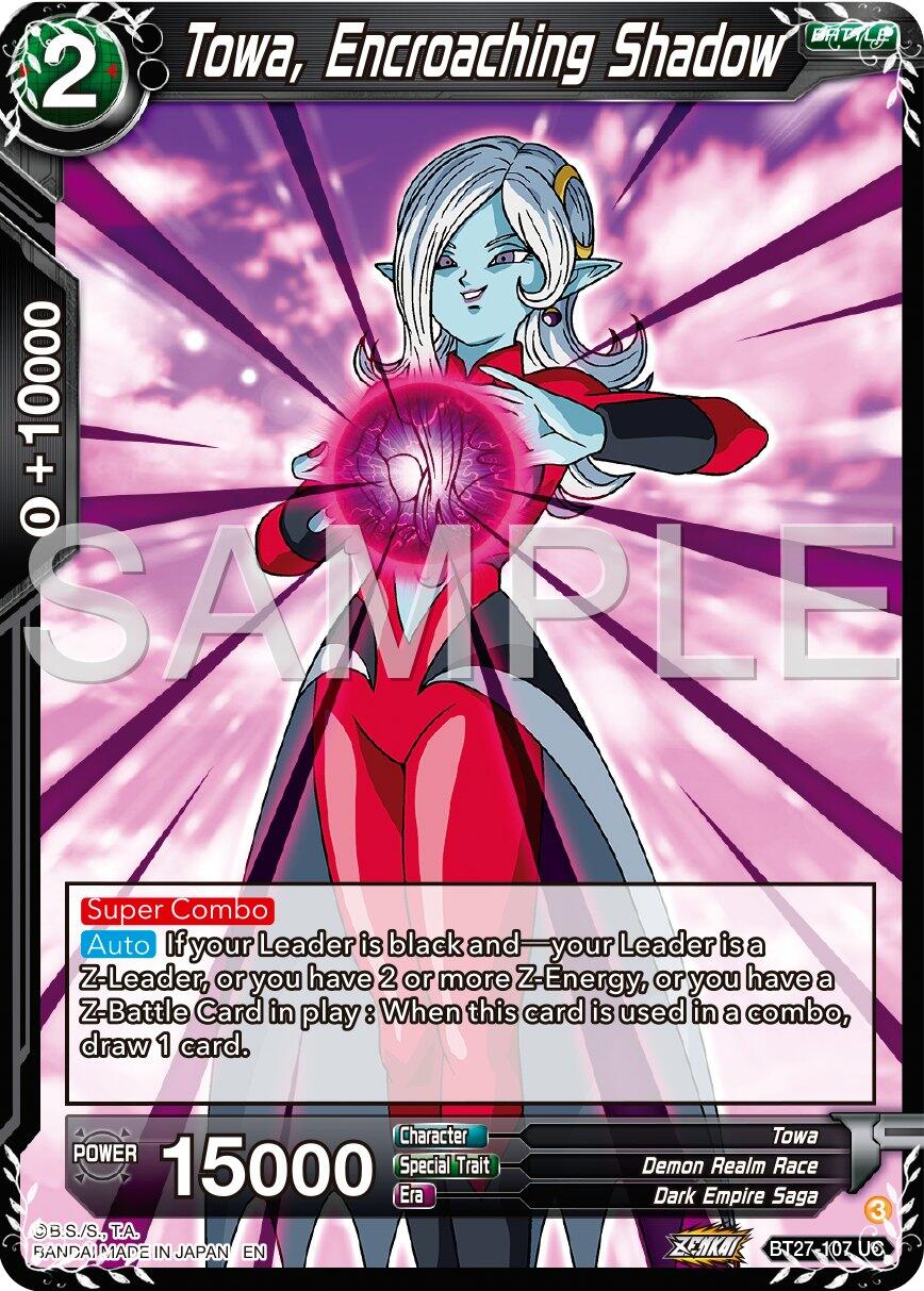 Towa, Encroaching Shadow (BT27-107) [History of Z] | Fandemonia Ltd