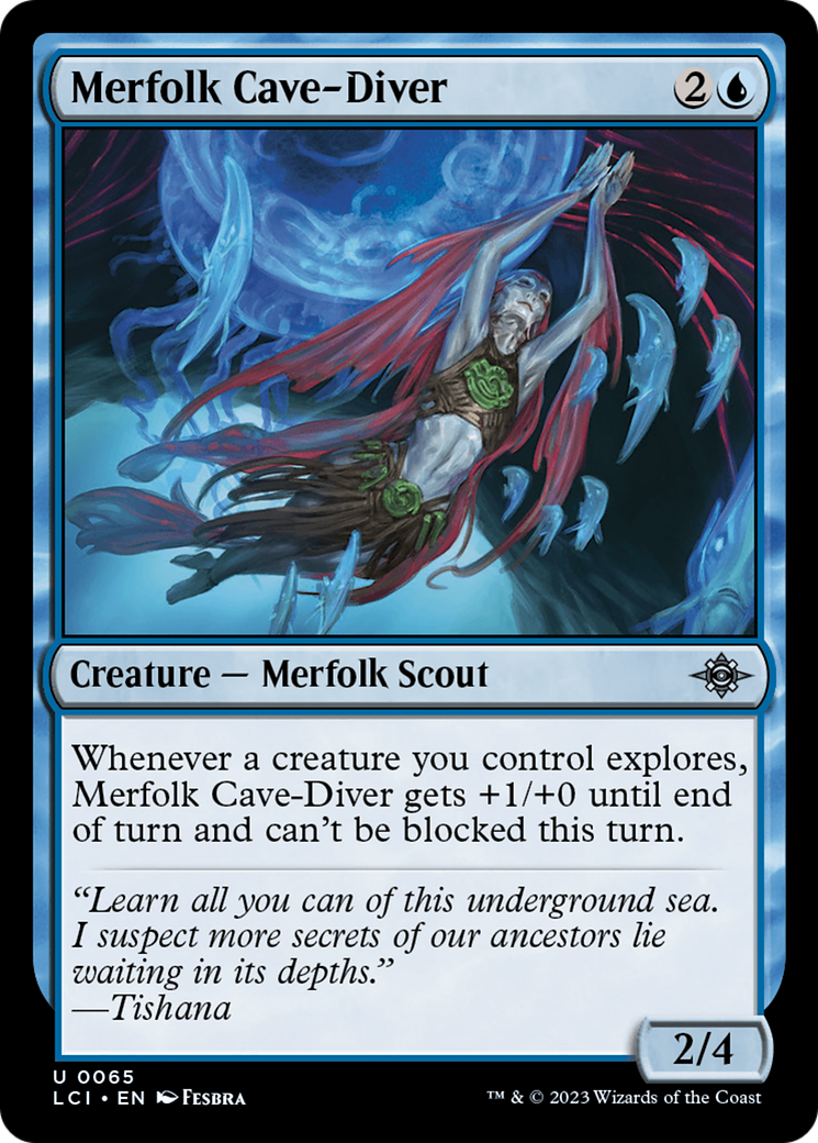 Merfolk Cave-Diver [The Lost Caverns of Ixalan] | Fandemonia Ltd